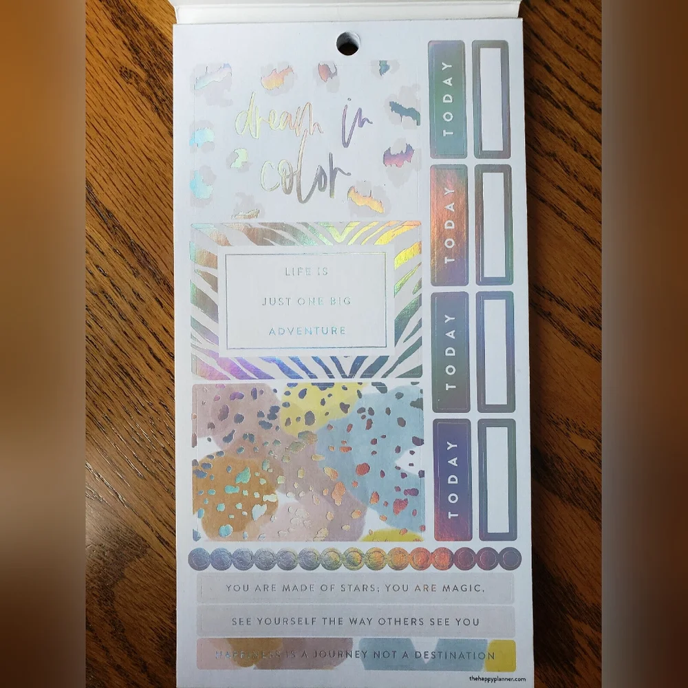 Colorful Animal Print Sticker Book (585 Pcs) by The Happy Planner